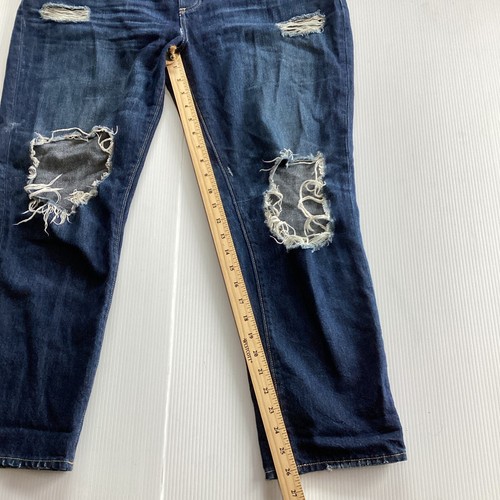 Lucky Brand Sienna Slim Boyfriend Distressed Jeans Womens Size 14/32 - Bild 2 von 10