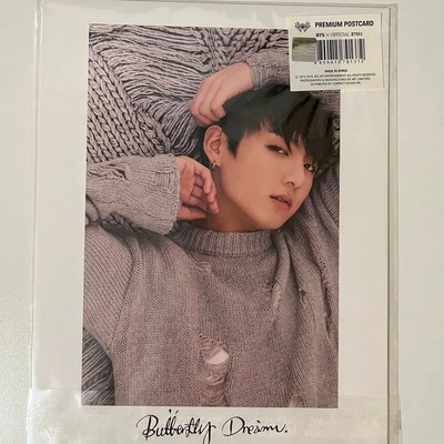 BTS Jungkook Butterfly Dream Exhibition Premium Postcard