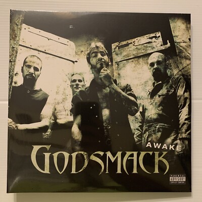 Godsmack Awake Direct From The Band Ltd Edition Green Vinyl 2LPs Etched Side D