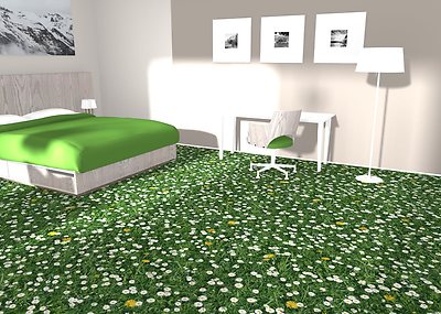 NEUHEIT!!! Teppich Blumenwiese Auslegeware D69/894 35,90 Euro/qm