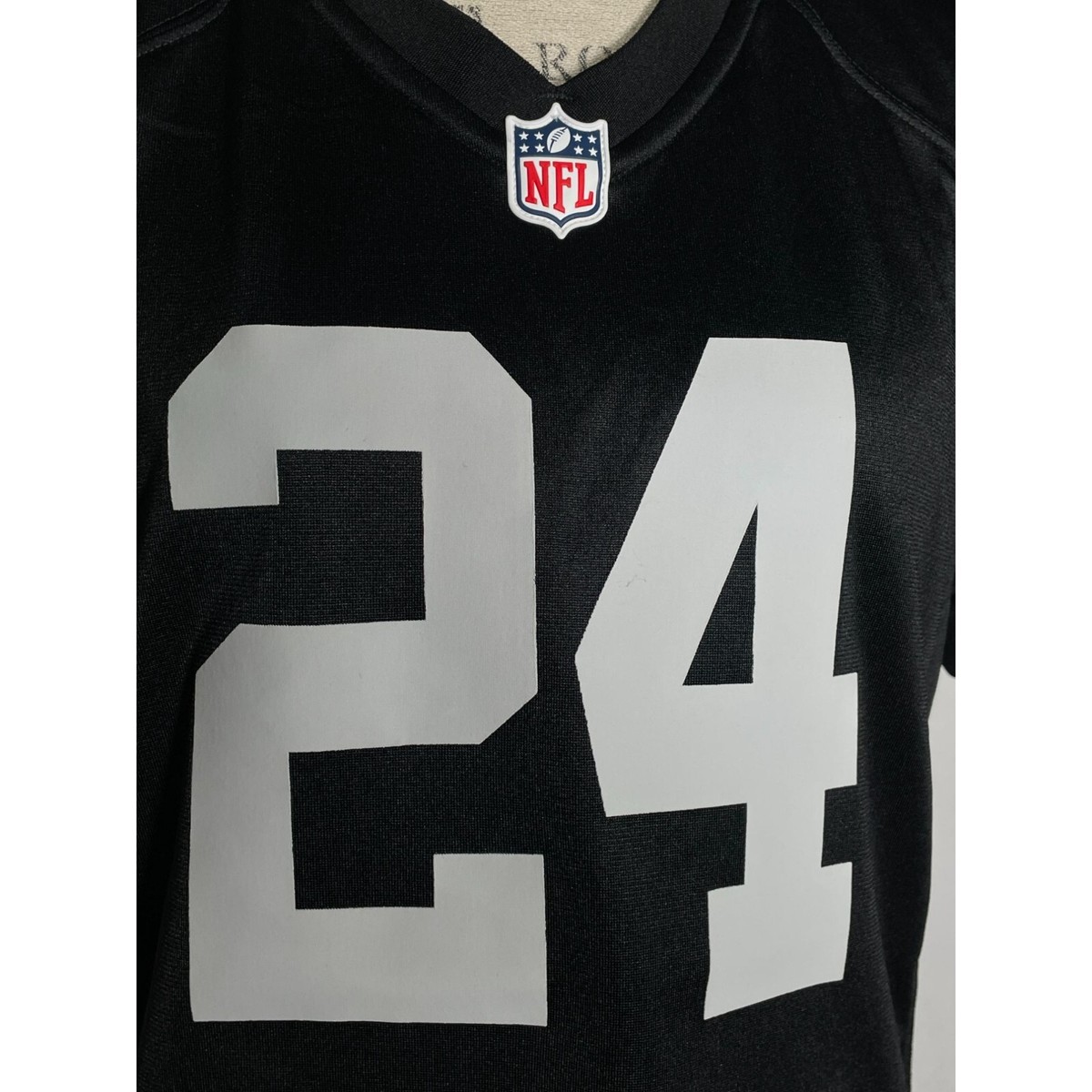 Marshawn Lynch #24 Oakland Raiders NFL NIKE Black Game