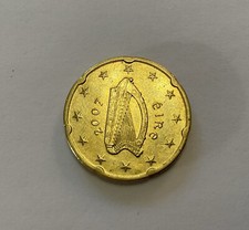 RARE IRELAND 2007  20 EURO CENTS~5K MINTED. Excellent Condition.
