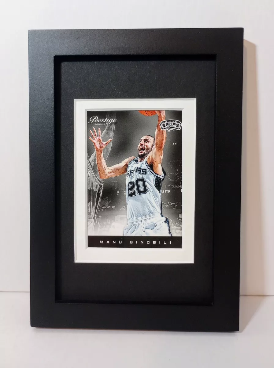 Manu Ginobili San Antonio Spurs Signed Autographed White Custom