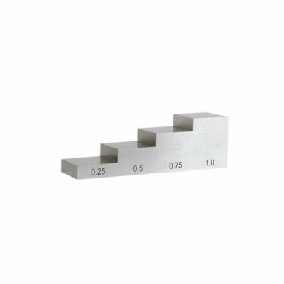 304 Stainless Steel Thickness Gauge Calibration Block 0.25'' 0.5'' 0.75'' 1''