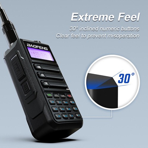 BAOFENG UV-16 VHF/UHF DUAL-BAND TWO WAY HAM RADIO WALKIE-TALKIE EARPHONE - Picture 4 of 15