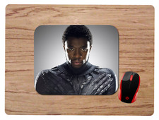 BLACK PANTHER WAKANDA FOREVER CUSTOM MOUSE PAD DESK MAT PC GAMING VIRTUAL SCHOOL