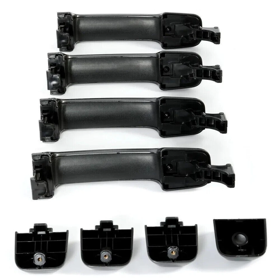 1 juego de manijas de puerta pintadas grises 1G3 para Toyota Tundra Sequoia 2011-2019 Foto 2 de 4