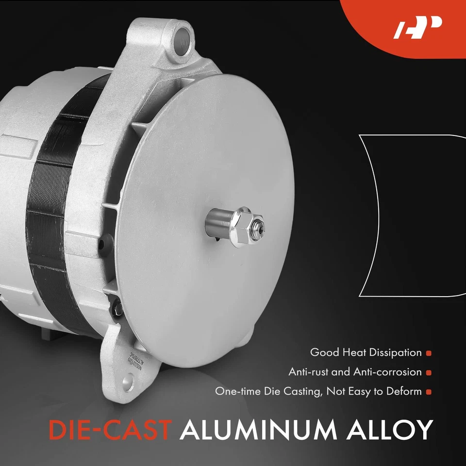 Alternator for Ford F250/F350 88-92 E-250 Econoline Club Wagon 165Amp 12Volt CW - Image 4 of 4