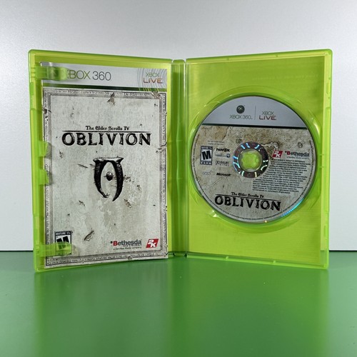 The Elder Scrolls IV: Oblivion (Xbox 360, 2006) con estuche y manual - Imagen 3 de 6