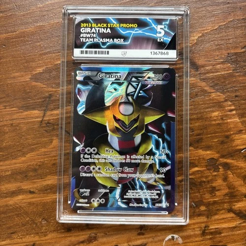 Giratina BW74 Pokemon Black Star Promo Card Team Plasma Box 2013 Ace 5 Grade