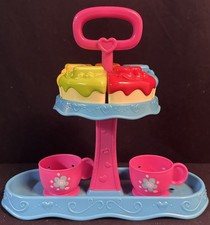 Leapfrog Musical Rainbow Tea Party with Cake Pieces and Cups NO TEAPOT