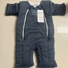 Baby Merlin's Magic Sleepsuit Large 3-6 Grey