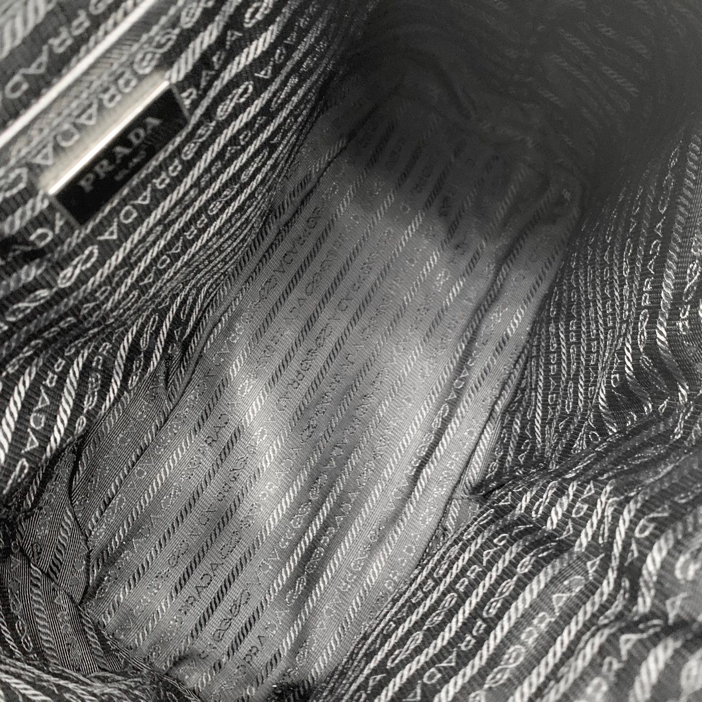 Prada Triangle Logo Re-Nylon Backpack Medium 1BZ811 152171995 thumbnail 8