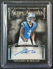 TETAIROA MCMILLAN 2025 NATIONAL TREASURES GENRE GRAPHS AUTO HOLO SILVER RC 12/25