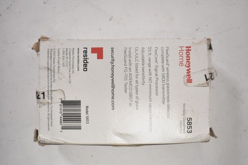 Honeywell Home 5853 Wireless Glass Break Detector FlexGuard Transmitter White - Picture 4 of 6