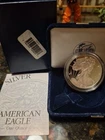 2002 W Proof $1 American Silver Eagle Dollar WEST POINT
