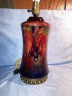 Vintage Moorcroft Pottery Flambé Leaf And Berry Lamp — photo 6