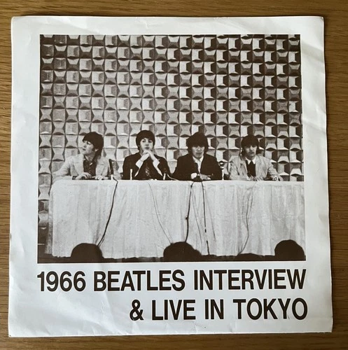 THE BEATLES 1966 Interview & Live In Tokyo Japan Fan Club Only Flexi 7"