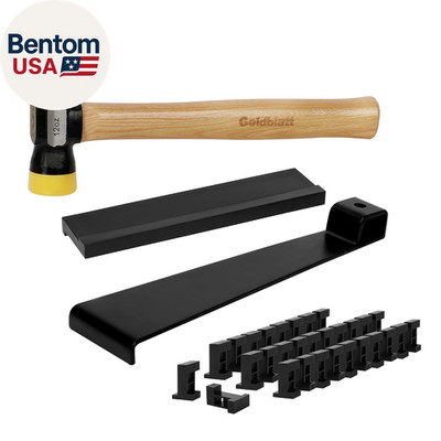 Laminate Wood Flooring Installation Kit with Reinforced Double-Faced Mallet, Hea