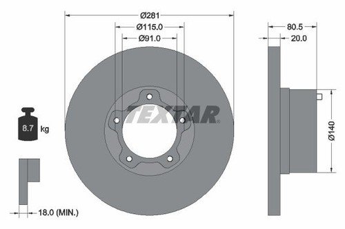 2x Bremsscheibe Für VW Passat 35i VR6 Ohne Plusachse 5x100 G60 Umbau
