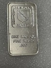Vintage Oxford Mint- 1 Troy Oz .999 Fine Silver Bar