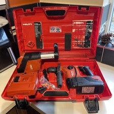 Hilti TE6-A36 AVR Cordless SDS Hammer Drill Set - 36V & TE DRS-6-A Dust Extract