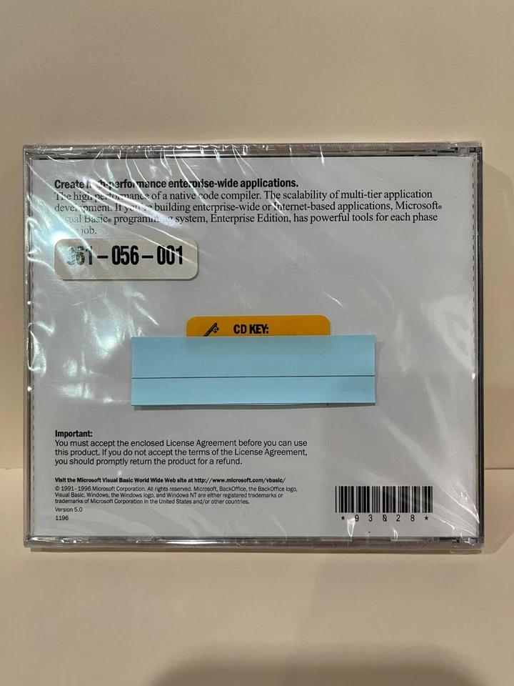 Microsoft Visual Basic Enterprise Edition Version 5.0 - Image 2 of 2