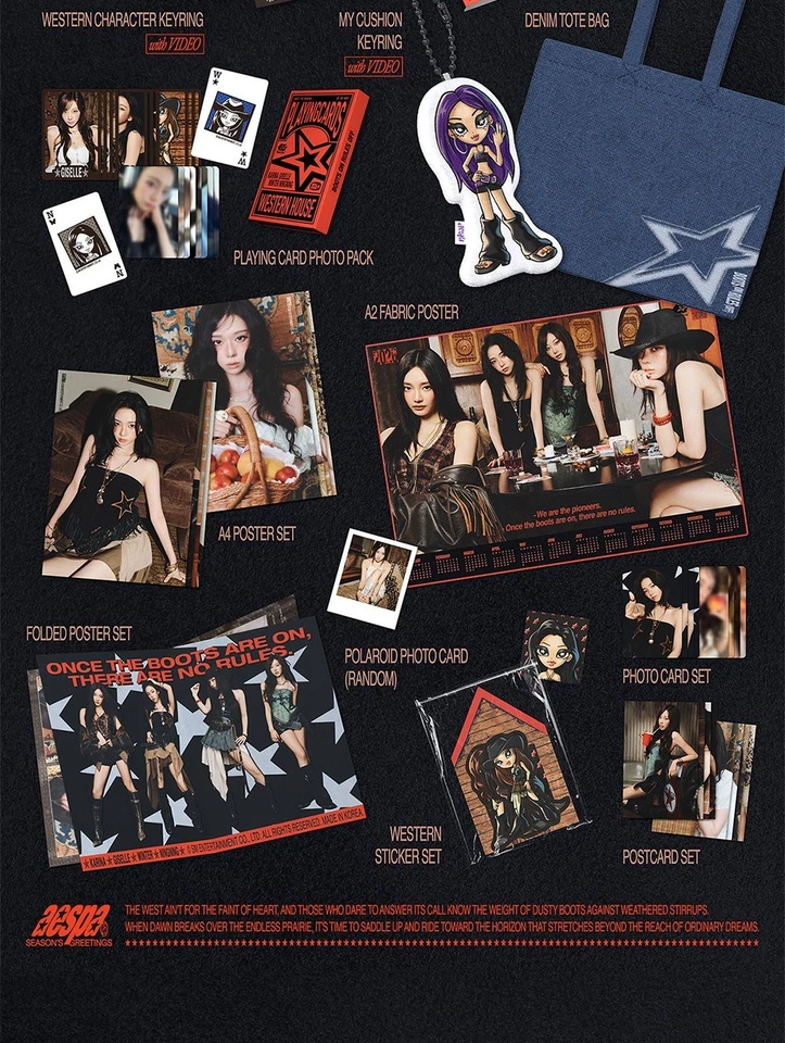 AESPA 2026 SEASON’S GREETINGS SPECIAL EDITION [WESTERN HOUSE] / FULL SET+POB - Image 4 of 4