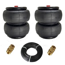 Air Suspension 2600 D-ii Air Bags 7.25 Diameter More Travel 38 Hose Fittings Air Suspension 2600 D-ii Air Bags 7.25 Diameter More Travel 38 Hose Fittings