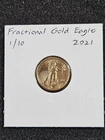🌟 2021 $5 1/10 oz American Gold Eagle Coin BU UNC
