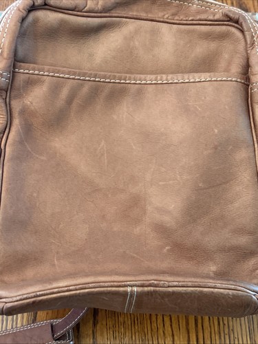 Colombian Bags Co. handgefertigte Leder Umhängetasche schönes weiches Leder hellbraun gebraucht, in einwandfreiem Zustand - Bild 18 von 18