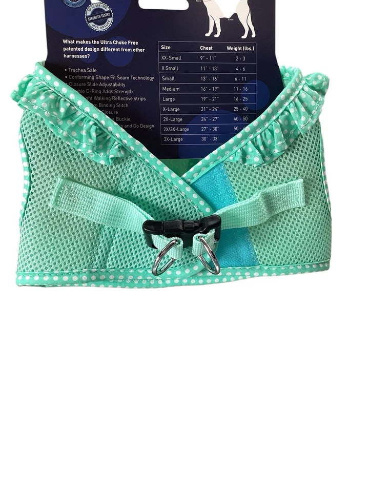 American River | Aqua | Choke-Free | Dog Harness - Large | 19”-21” Chest 16-25Lb - Image 2 of 4