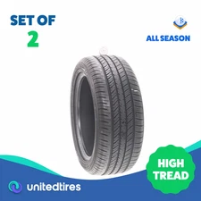 Set of (2) Used 225/50R17 Yokohama YK-GTX 98V - 10.5/32