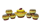 Oneida Kitchen La Fiesta Casserole Dish 2.5 qt & 6 Serving Bowls Southwestern