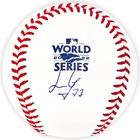 Luis Garcia Signed Official 2022 WS Logo MLB Baseball Astros Beckett Witness