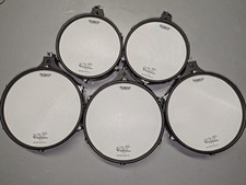 Roland PD-120 / PD-100 V-Pad 12" / 10" Dual Trigger Mesh Drum Pad Pack- Red Fade