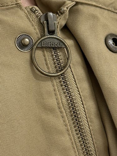 Barbour International Multipocket Washed Twill Bike Moto Jacket Mens Size M - Picture 12 of 20