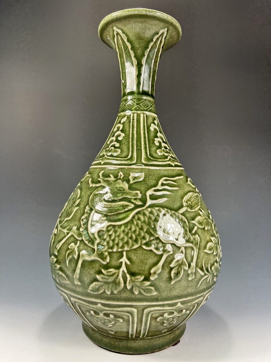 Celadon Flower Vase - Song Dynasty Style Celadon Flower Vase - Song Dynasty Style