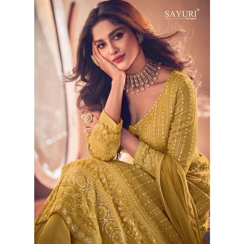 New Indian Pakistani Style Heavy Anarkali Outfits Designer Salwar Kameez Dresses - Picture 22 of 26