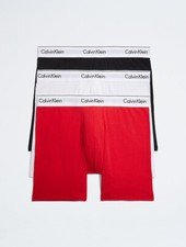 Calvin Klein NB2381918 Modern Cotton Stretch 3 Pack Boxer Brief S