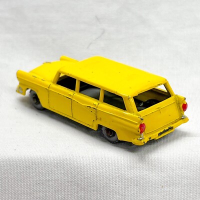ミニカー MATCHBOX No.31 AMERICAN FORD STATION WAG Vintage Matchbox Lesney No. 31 American Ford Station Wagon Gray