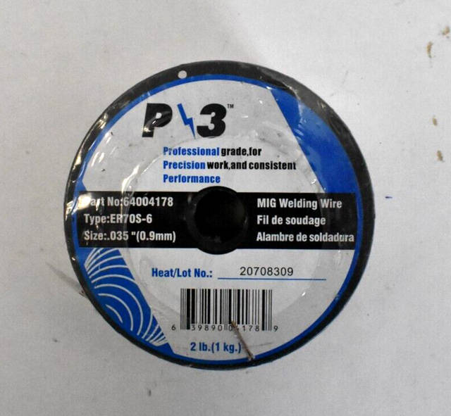 P3 64004178 MIG Welding Wire 2lb Spool 0.035" for sale online eBay