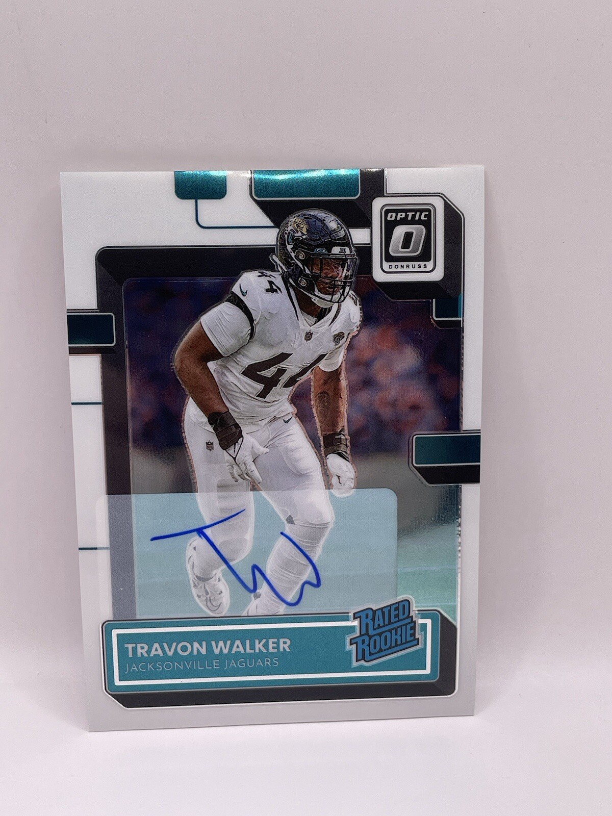 2022 Donruss Optic Rated Rookie Auto #225 Travon Walker /150 RC Jaguars