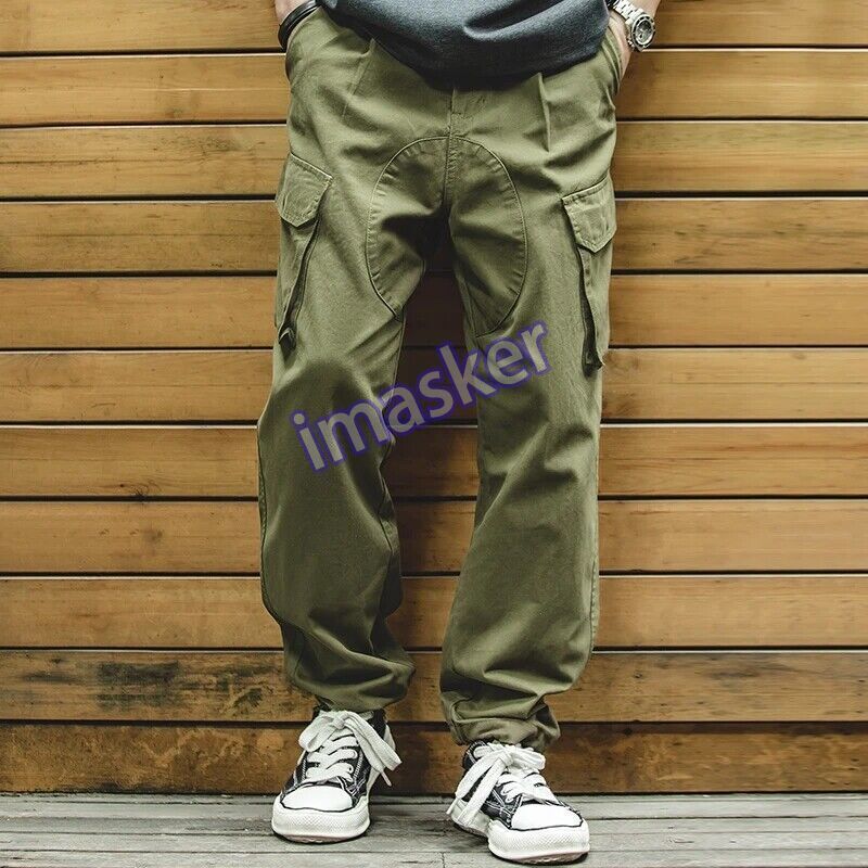 Men's British Royal Navy Tactical Pants with Large Pockets