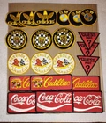 Vintage Embroidered Patches - Mixed Lot -21 Total - Cadillac,Guess, Coca-cola