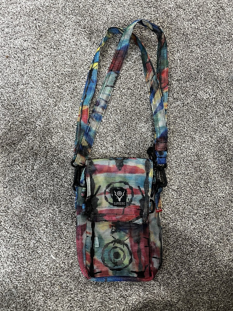 Supreme South2 West8 Heavy Mesh Game Bag Crossbody Multicolor SS21