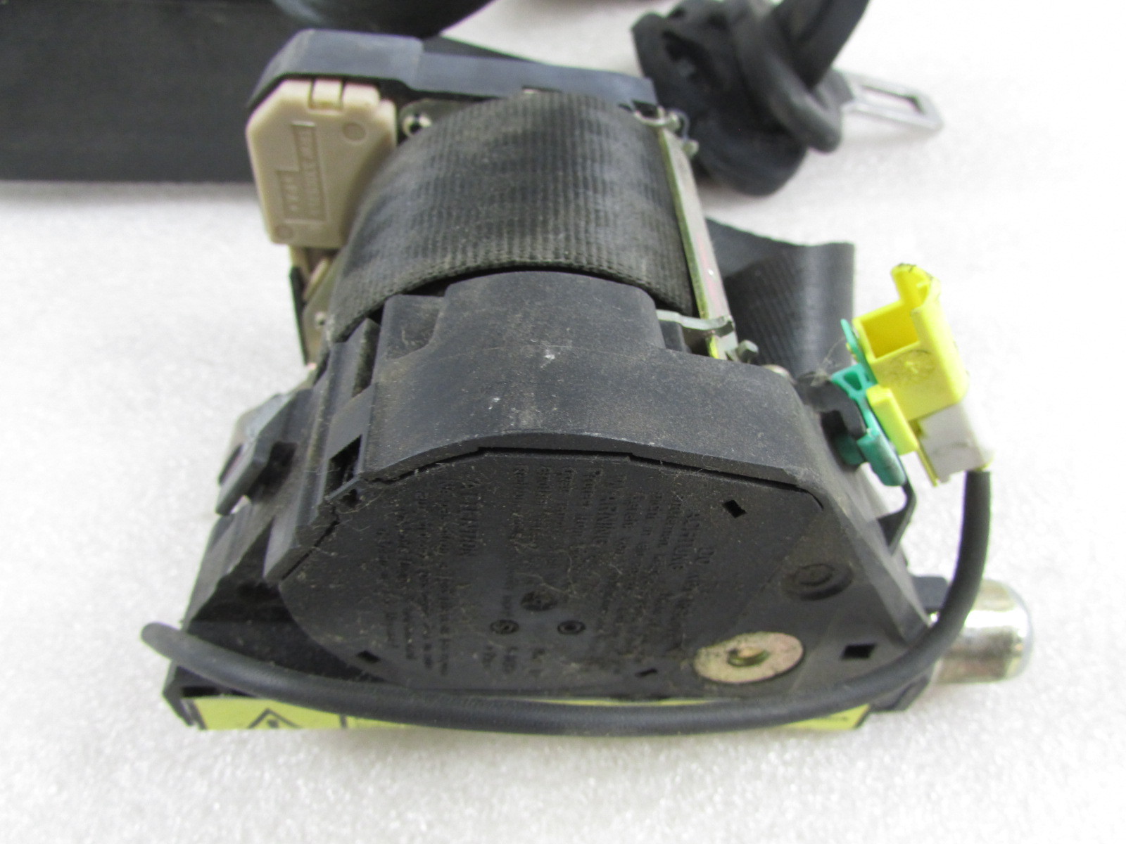 Maserati M128 Coupe, RH, Right Front Seat Belt, Black, Used P/N 66310500