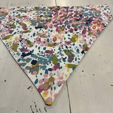Reversible Neckerchief Dog Bandana Neckwear Handmade-XL 15.5  X 12.5  