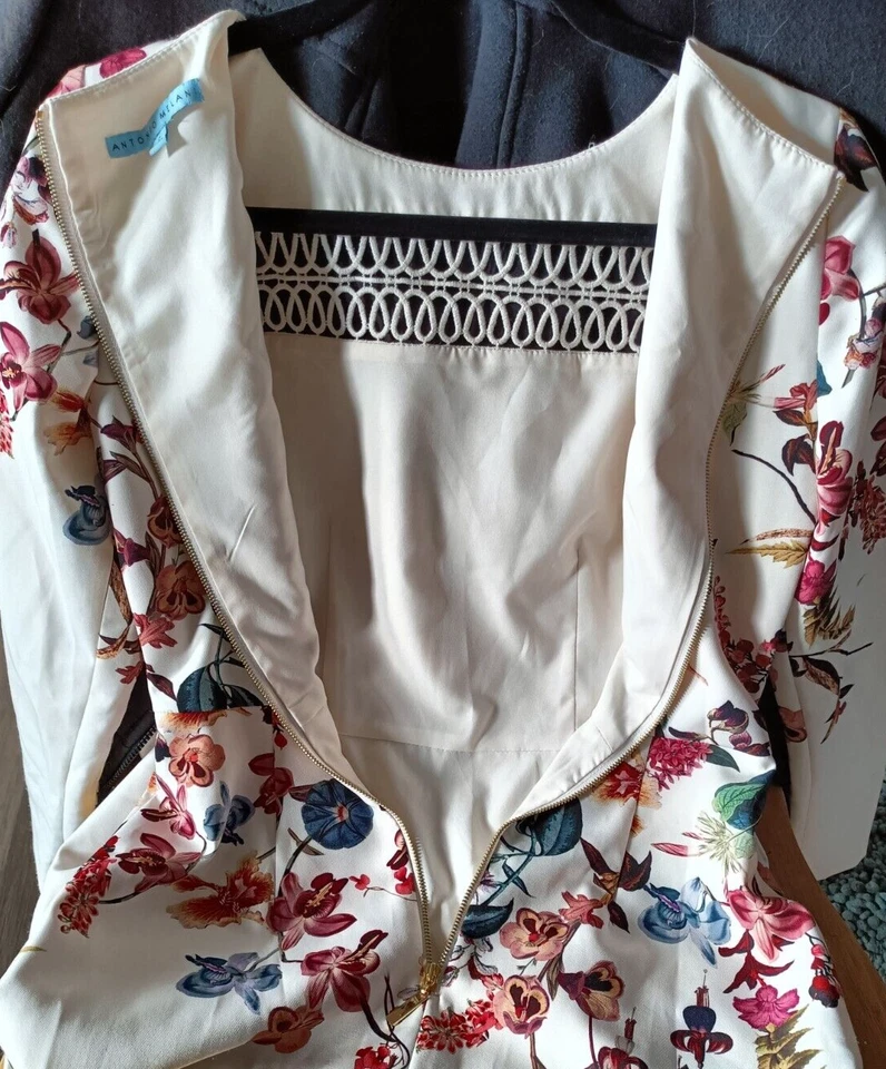 Antonio Melani Evening Lined Knee Length Dress - Size 2 - Pre-Owned - Image 3 of 4