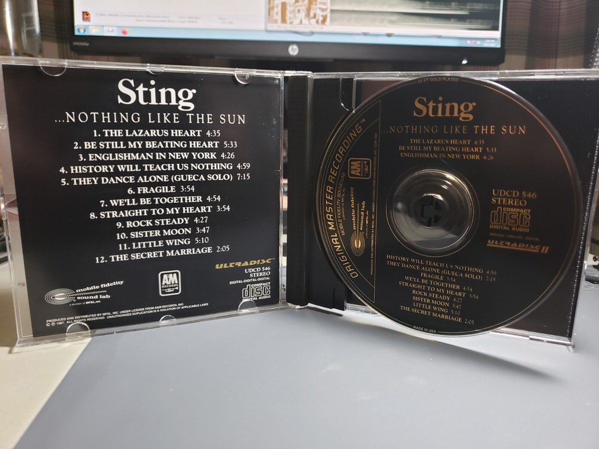 スティング/ナッシング・ライク・ザ・サン［MFSL 24K GOLD CD］ STING NOTHING LIKE THE SUN MFSL 24-KARAT GOLD CD MINT ! Japan | eBay